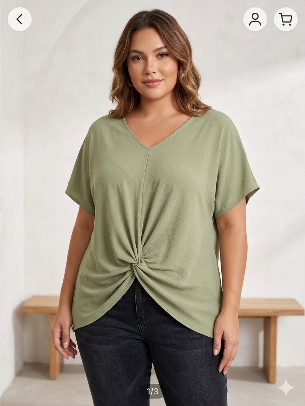 Chicsoul tie front long line blouse